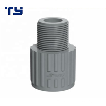 ASTM SCH 80 Standard Plastic Full Size PVC CPVC Male Thread Adapter For Water Supply